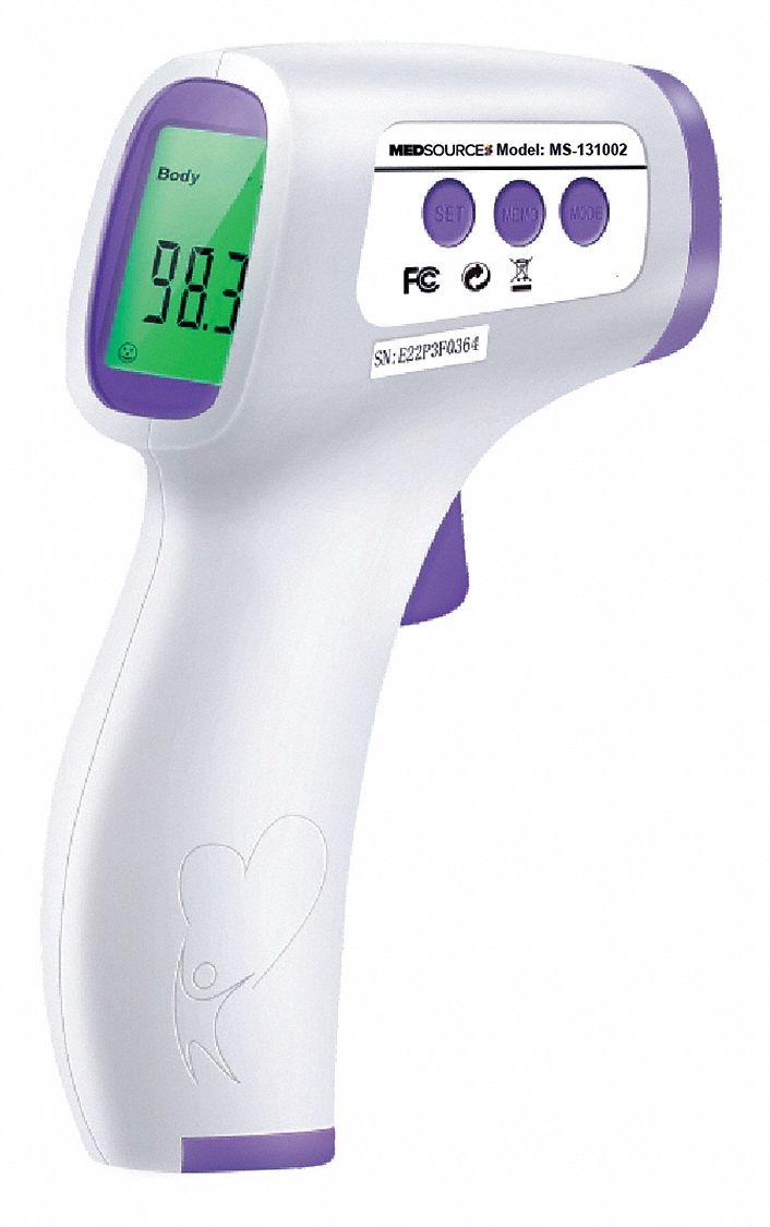 MEDSOURCE, NonContact Infrared Thermometer, Forehead, NonContact