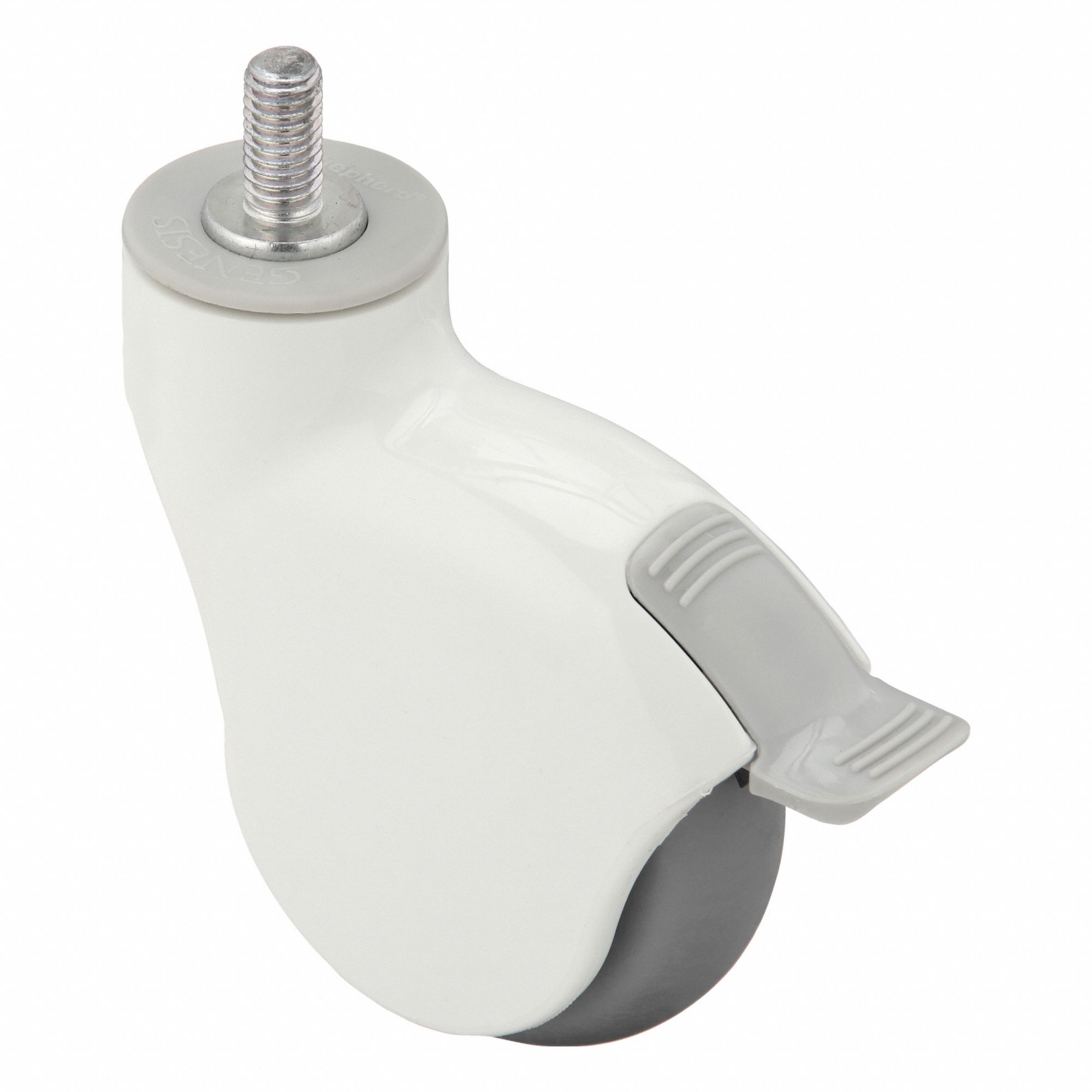 Stem Caster, Swivel, 3" Wheel Dia.