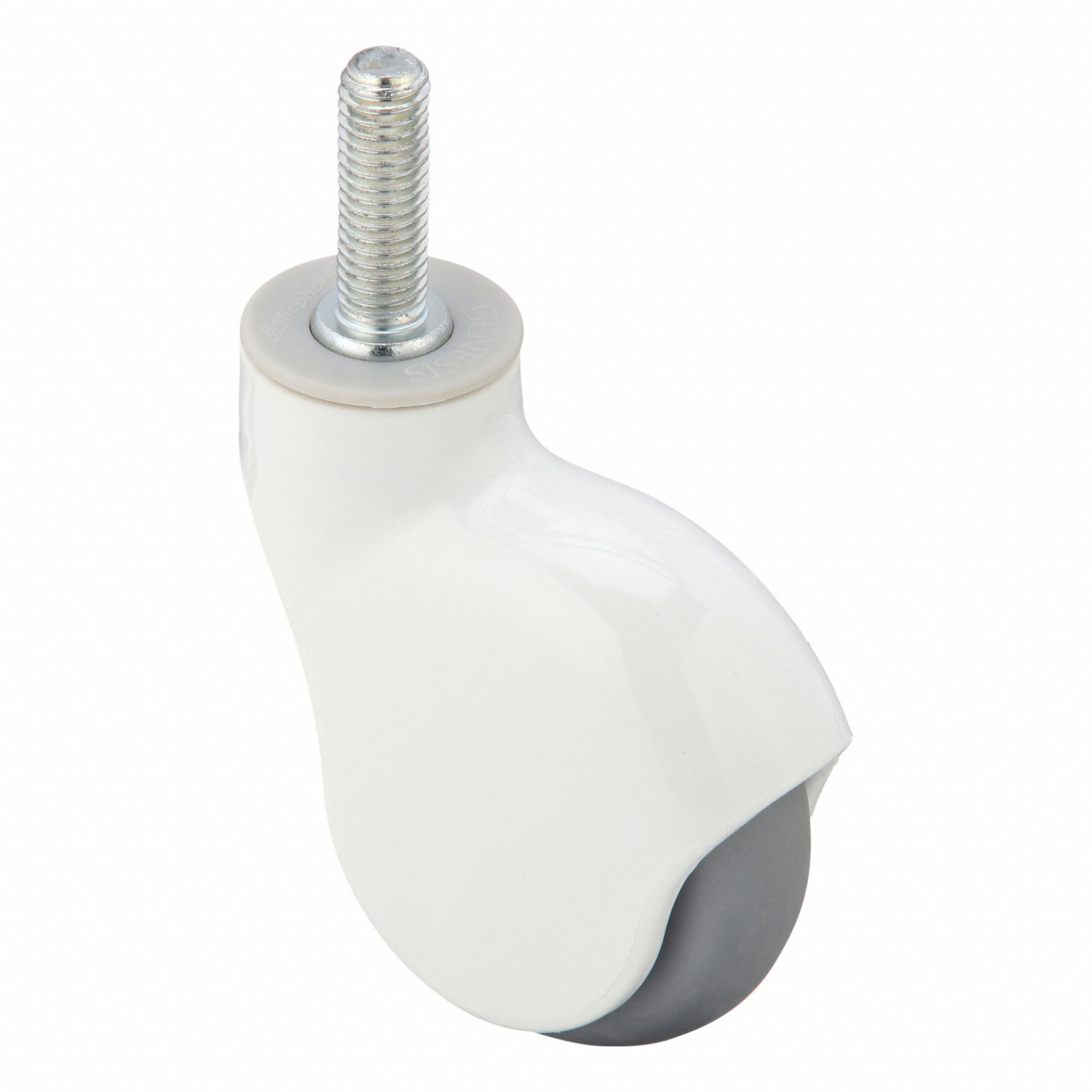 Stem Caster, Swivel, 3" Wheel Dia.