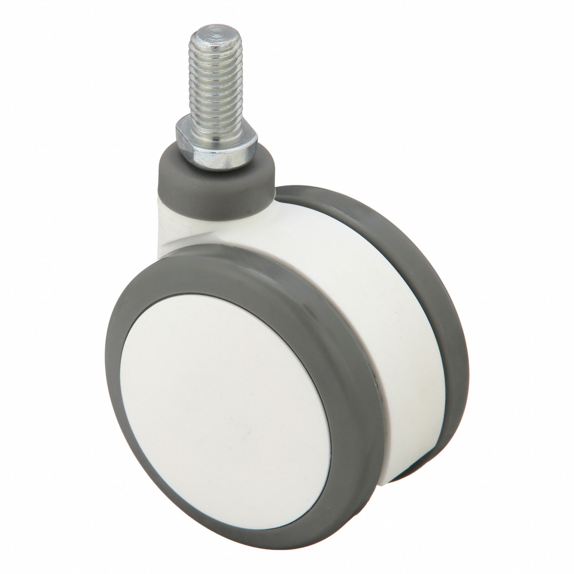 Stem Caster, Swivel, 3" Wheel Dia.