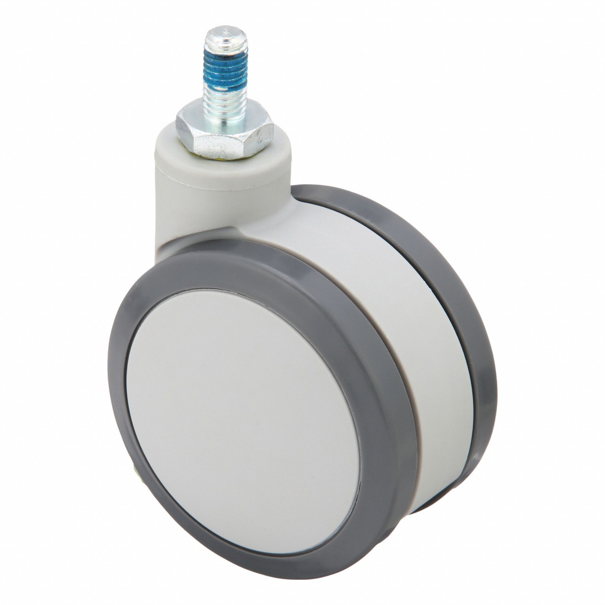 Stem Caster, Swivel, 4" Wheel Dia.