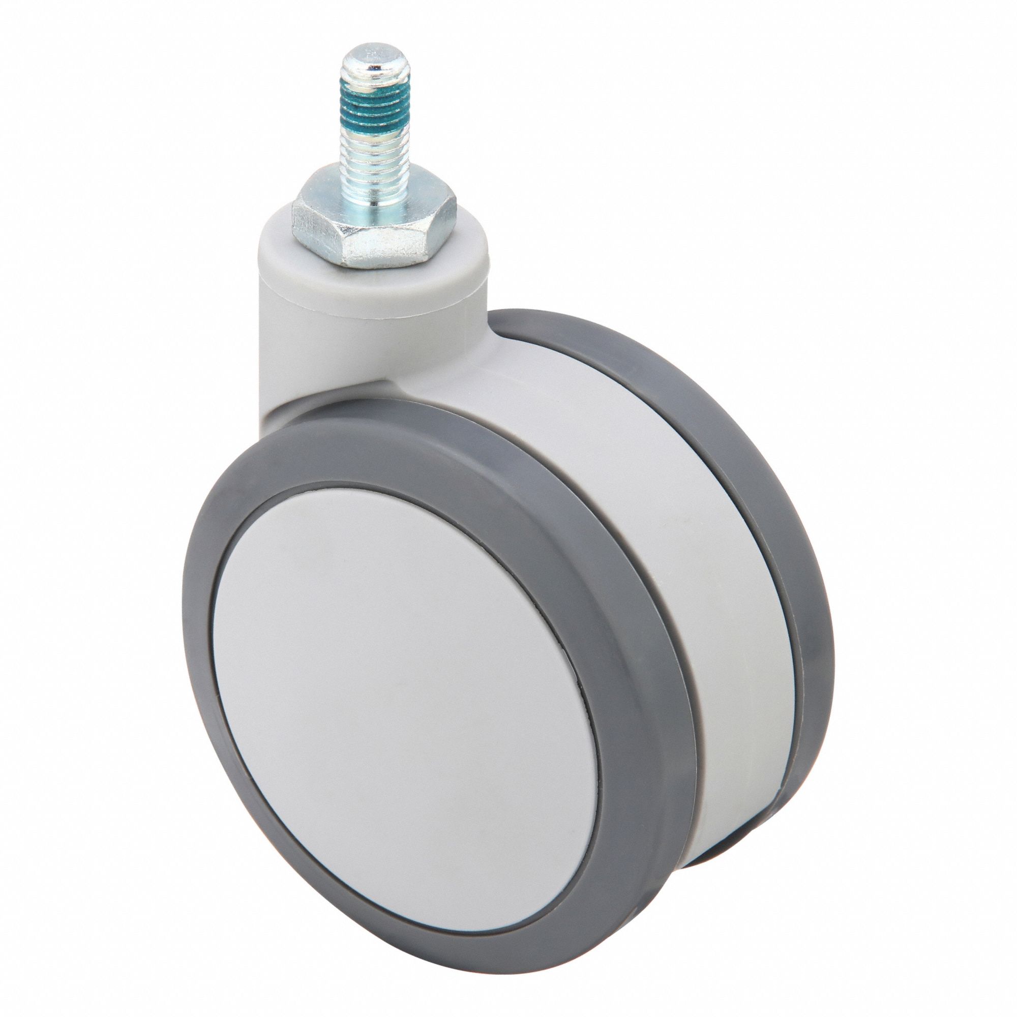 Stem Caster, Swivel, 4" Wheel Dia.