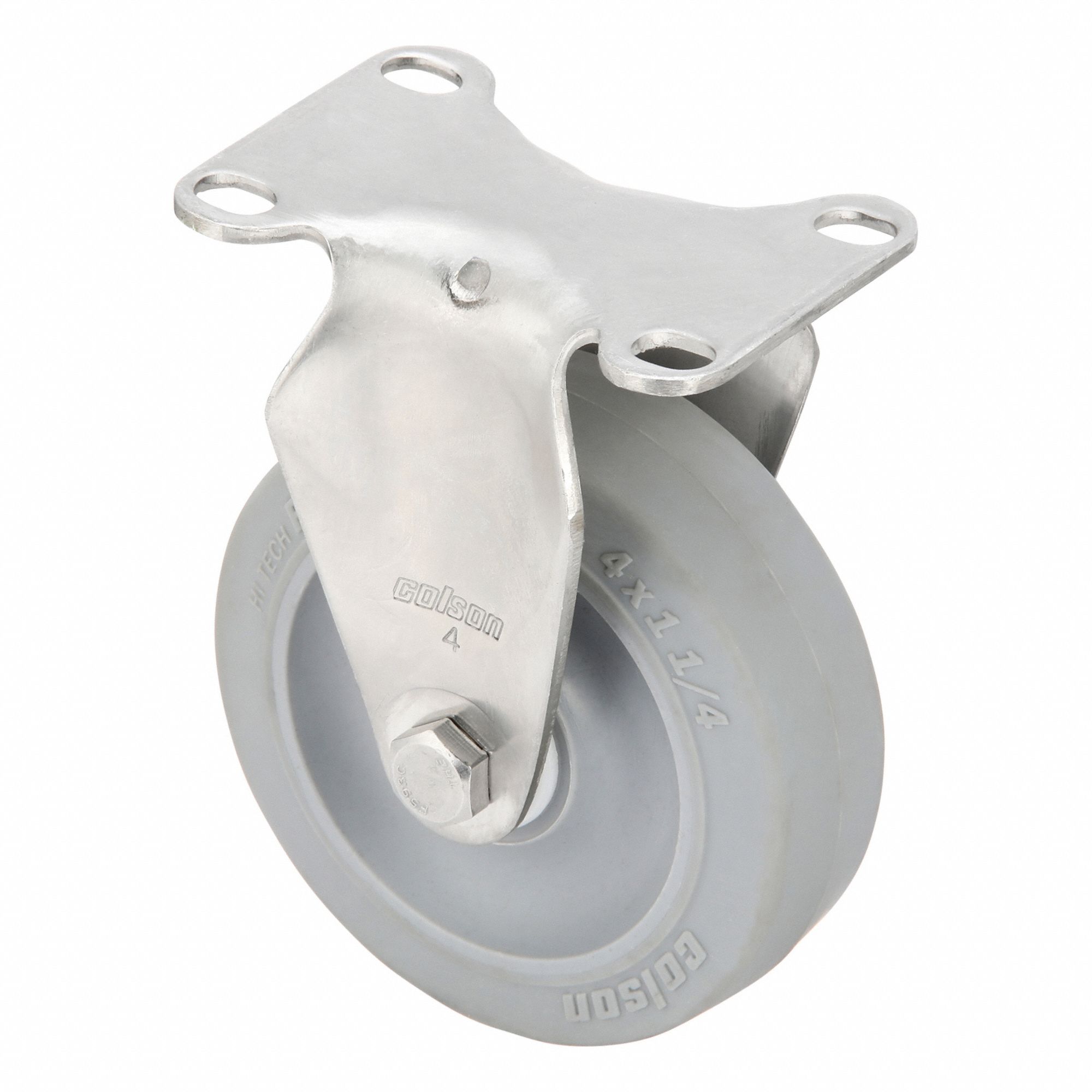 Plate Caster: Corrosion-Resistant/Debris-Resistant/Quiet-Roll/Shock-Absorbing,