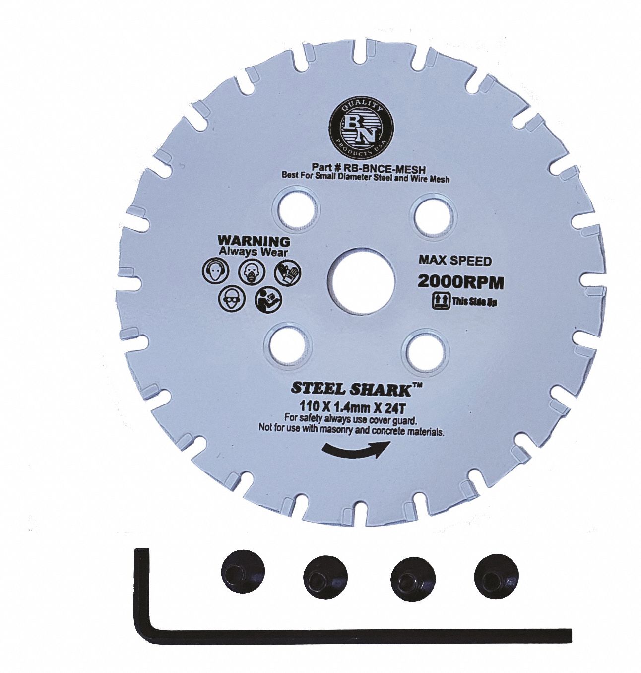 Circular Saw Blade 4 Dia 24 Teeth