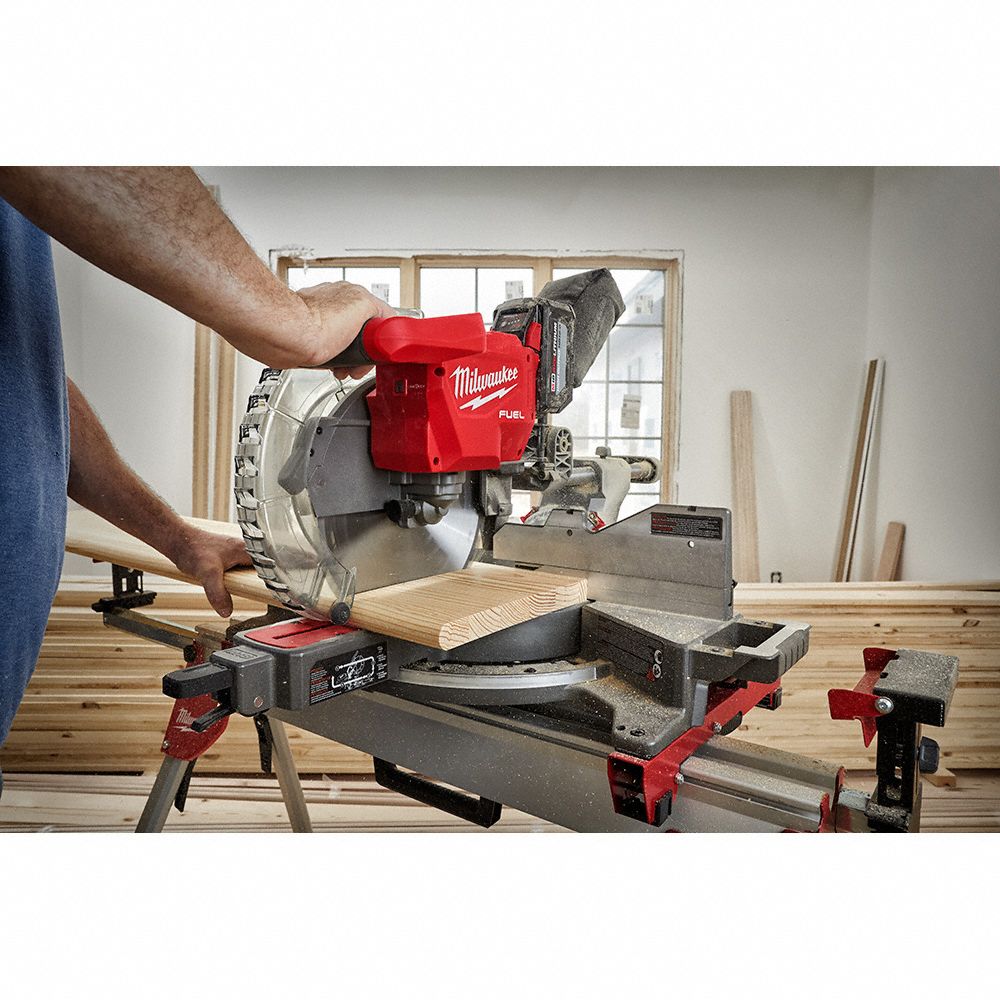 MILWAUKEE Miter Saw 12 in Blade Dia., 55° Left to 60° Right 56HF51