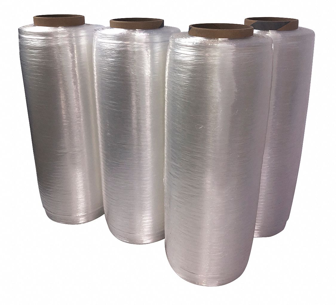 GRAINGER APPROVED PreStretched Wrap, Cast, 25 ga, 17 in Overall Width