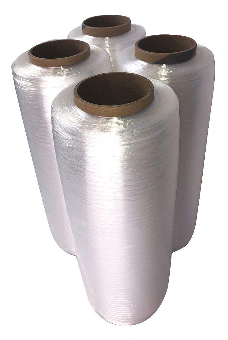 GRAINGER APPROVED PreStretched Wrap, Cast, 39 ga, 15 in Overall Width