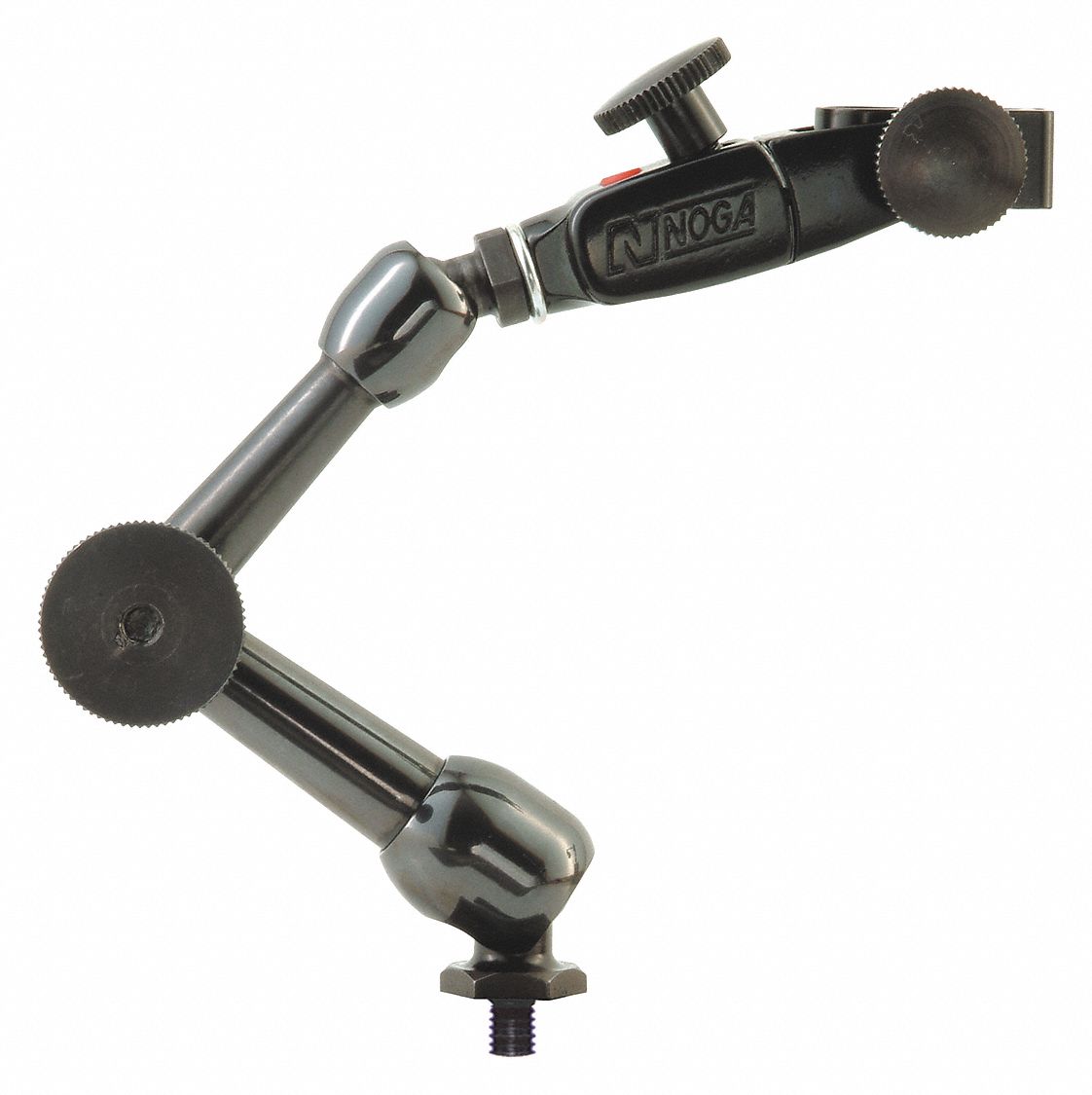 Arm Only: Non-Magnetic Base, Articulating Arm, 0 lbf Holding Power, Fine Adjust Top (FAT)