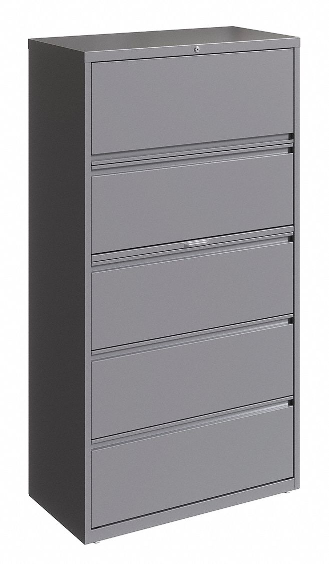 LATERAL FILE CABINET,ARCTIC SILVER