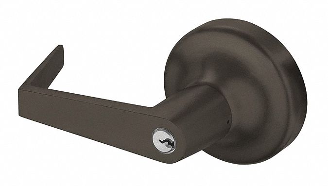 Mechanical Exit Device Trim: 48 in Max Door Wd, Bronze