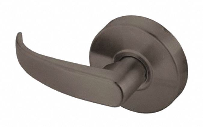 Door Lockset: Dummy Lever Locksets, Bronze, ADA Compliant