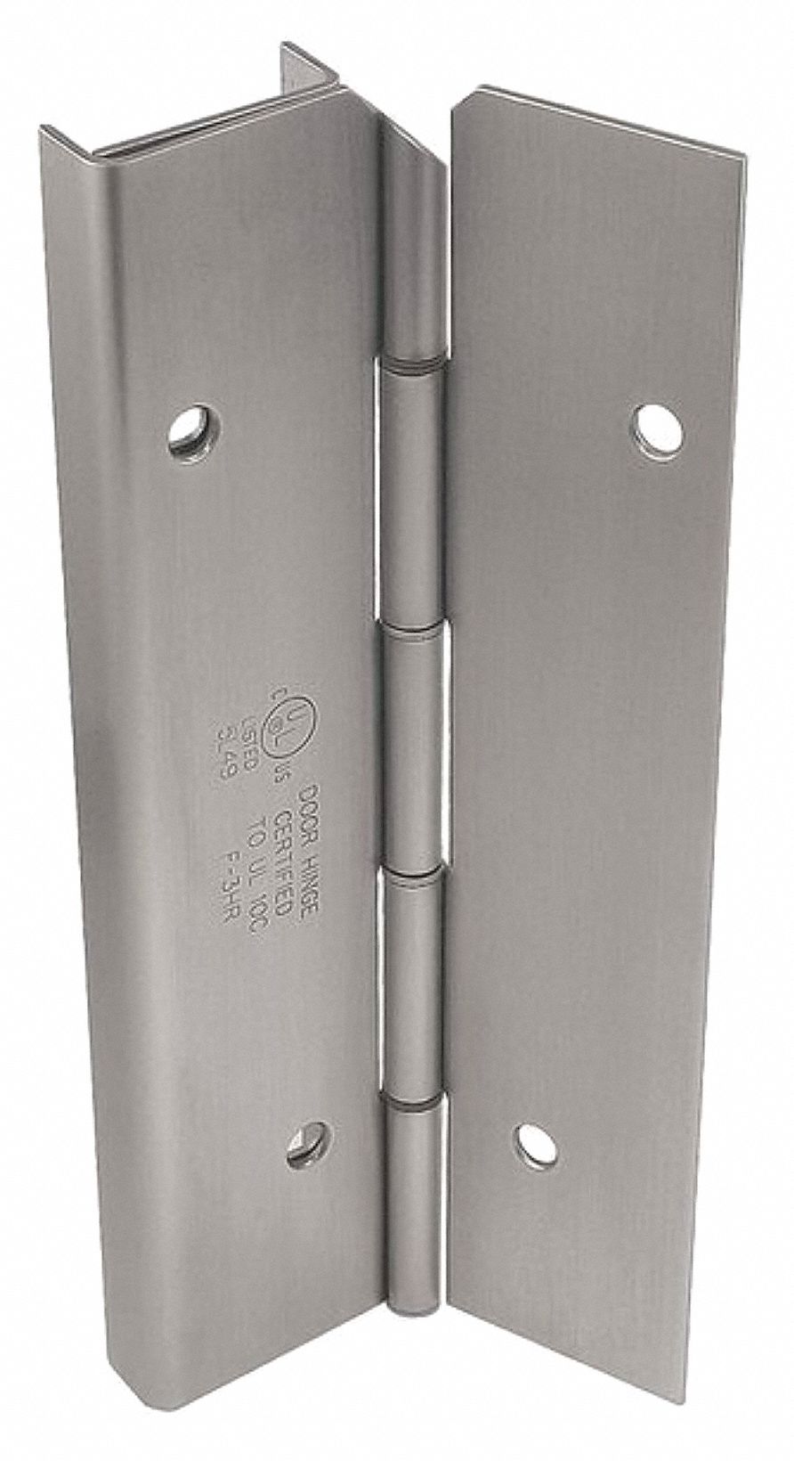 MARKAR, Stainless Steel, 7 ft Leaf Ht, Piano Hinge - 56HK52
