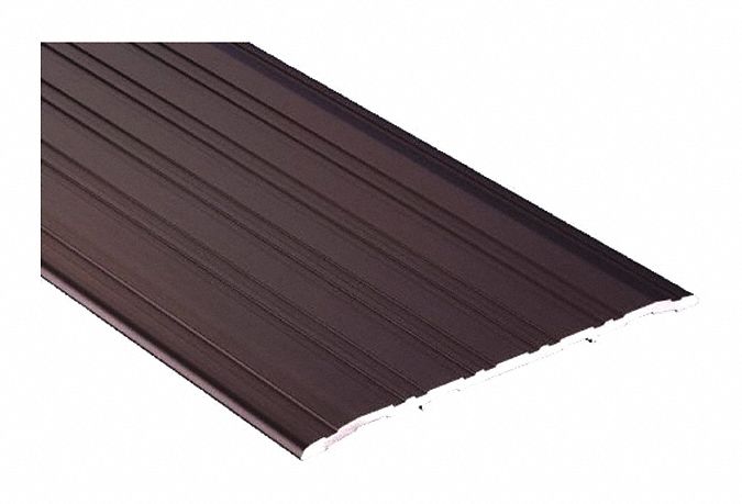 Door Threshold: Saddle, Aluminum Alloy, 3 ft Lg