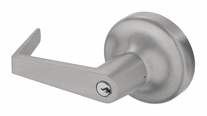 Mechanical Exit Device Trim: 48 in Max Door Wd, Aluminum