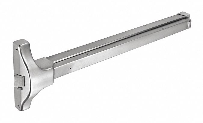 Exit Device: 48 in Max Door Wd, Aluminum