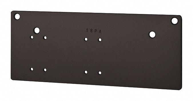 Door Closer Drop Plate: Bronze