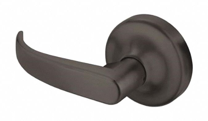 Mechanical Exit Device Trim: 48 in Max Door Wd, Bronze