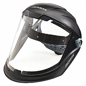 FACESHIELD VISOR, CLEAR, PC, 16X9X0.05 IN, FOR USE WITH ALL MAXVIEW MODELS