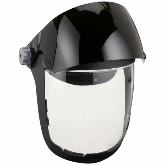 JACKSON SAFETY Face Shield: Clear, Anti-Fog, Reusable, 12 1/8 in Visor Wd,  in Visor Ht
