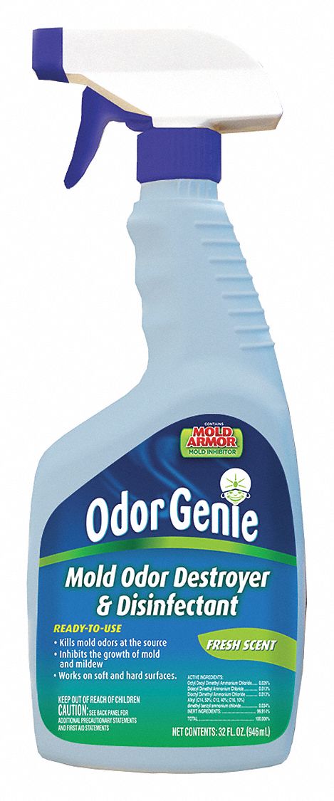 ODOR GENIE Mildew and Mold Remover 32 oz Trigger Spray Bottle