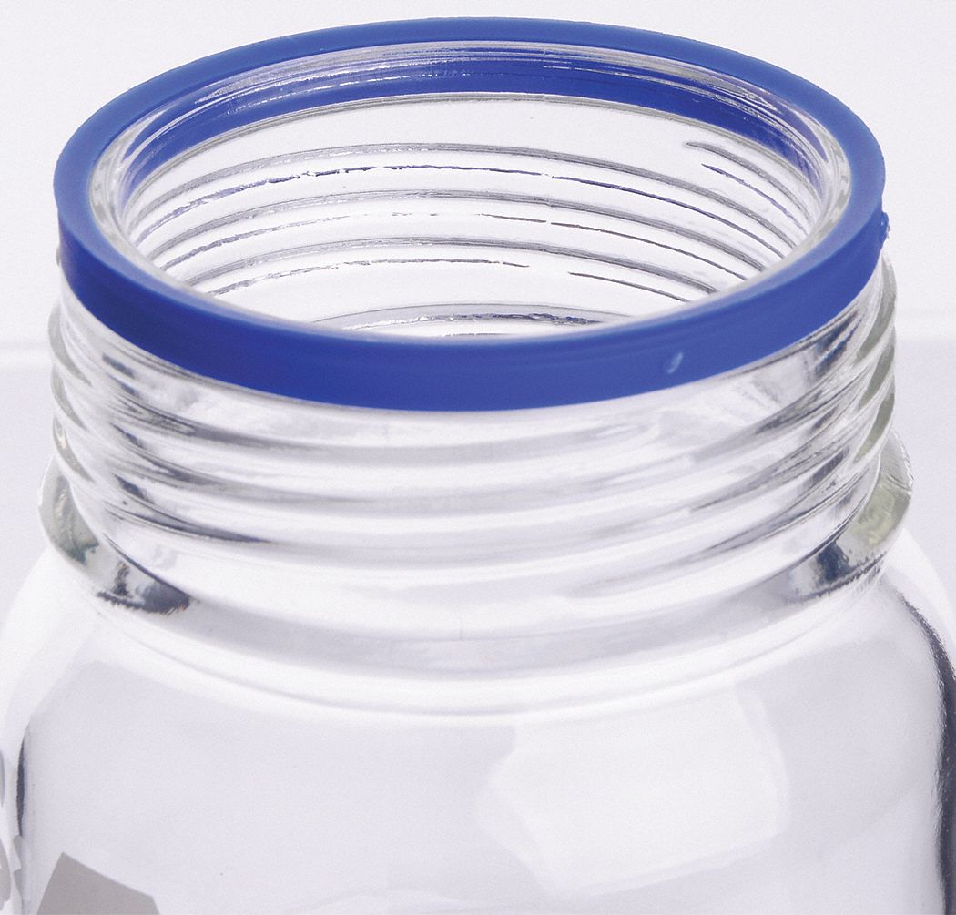 Pour Ring: Polypropylene, Blue, 0.1 lb Wt, Pour Ring, GLS-80