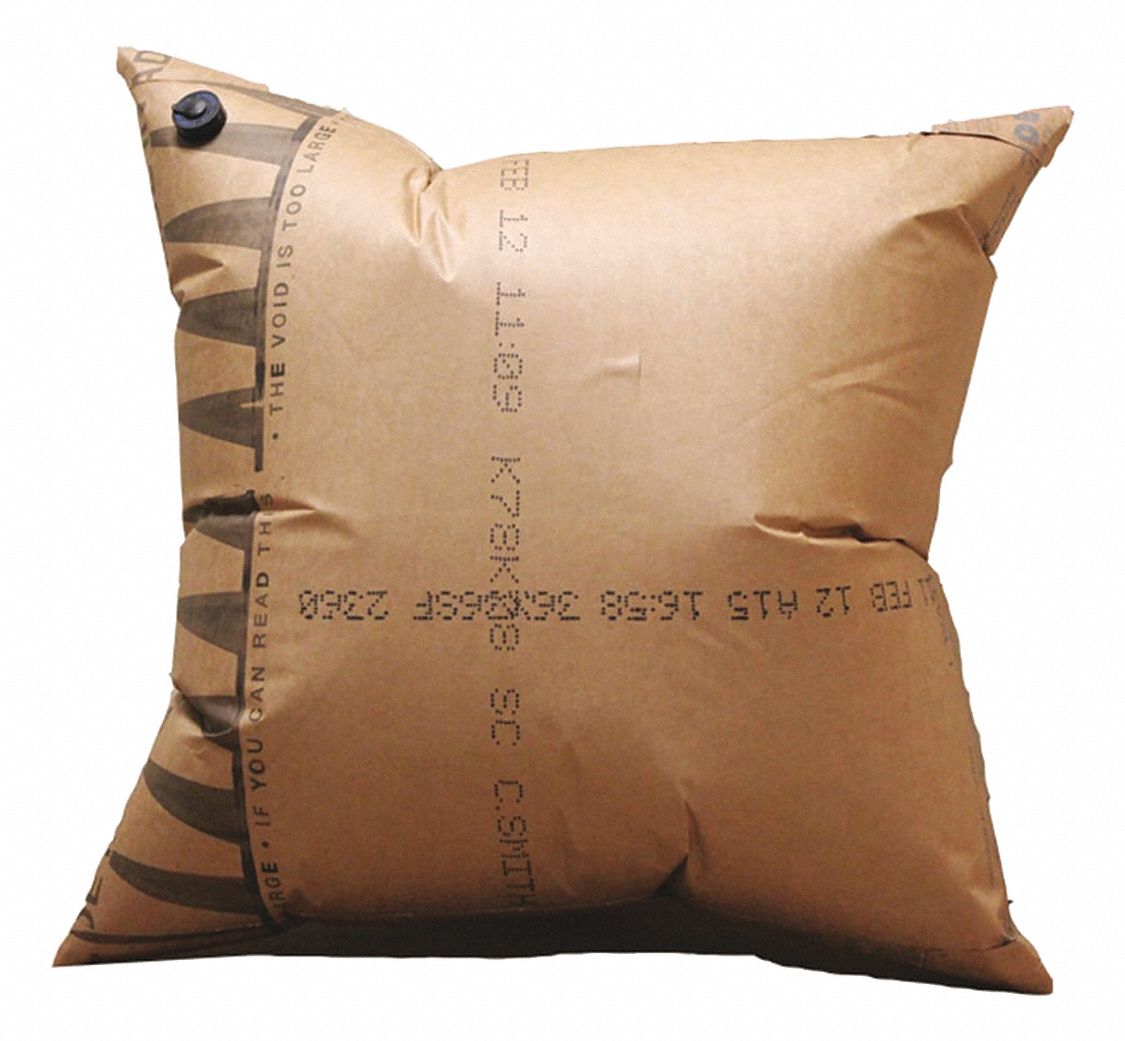 Shippers Products Dunnage Bag Kraft Paper Length 84 In Width 48 In Pk 150 56hu09 56hu09 Grainger