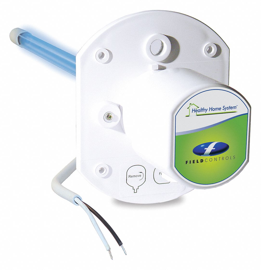 Air Purifier: Germicidal Disinfection, Germicidal Disinfection, Ultraviolet Light, 60 Hz Freq, White