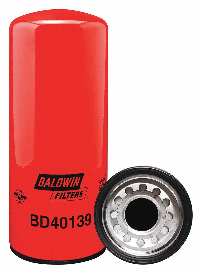Oil Filter: BD40139, LF9018, M95 x 2.50 Thread Size, 11 13/16 in Overall Ht, Oil