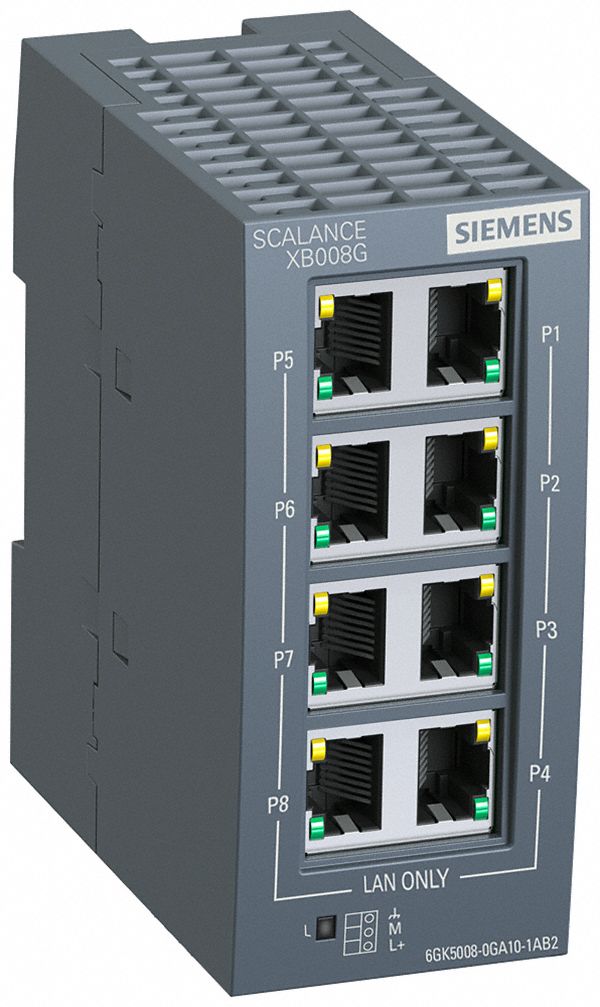 SCALANCE, 8 Port Unmanaged, 8, Industrial Switch 56JE17