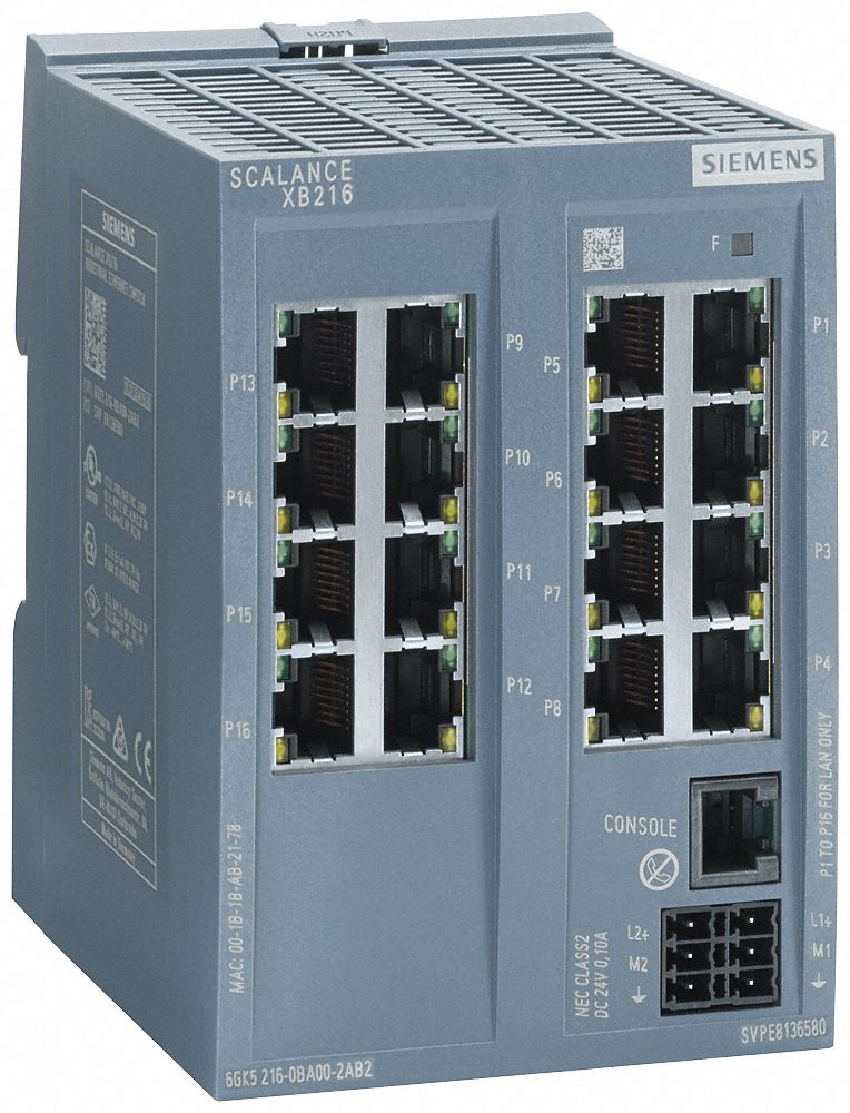 IE Switch: 16 Port, 16, RJ11/RJ45, 24V DC, 10/100 Mbit/s