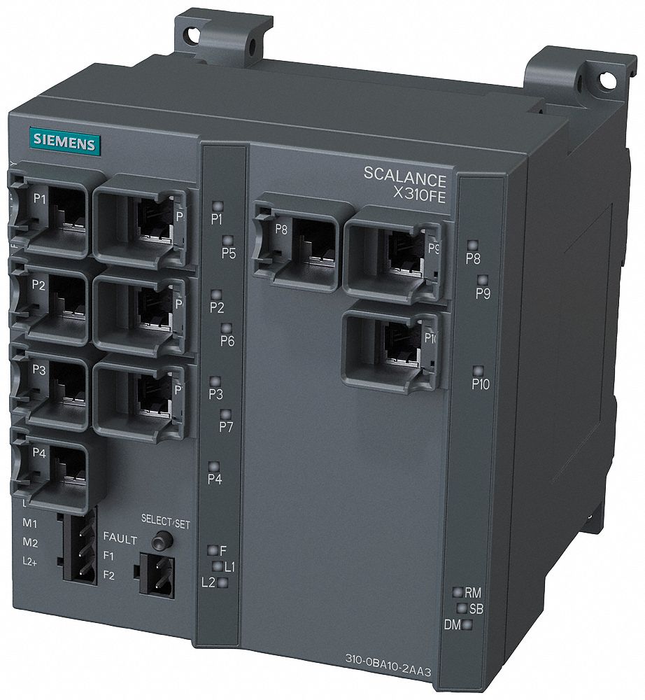 IE Switch: 10 Port Managed, 10, RJ45, 24V DC, 10/100 Mbit/s