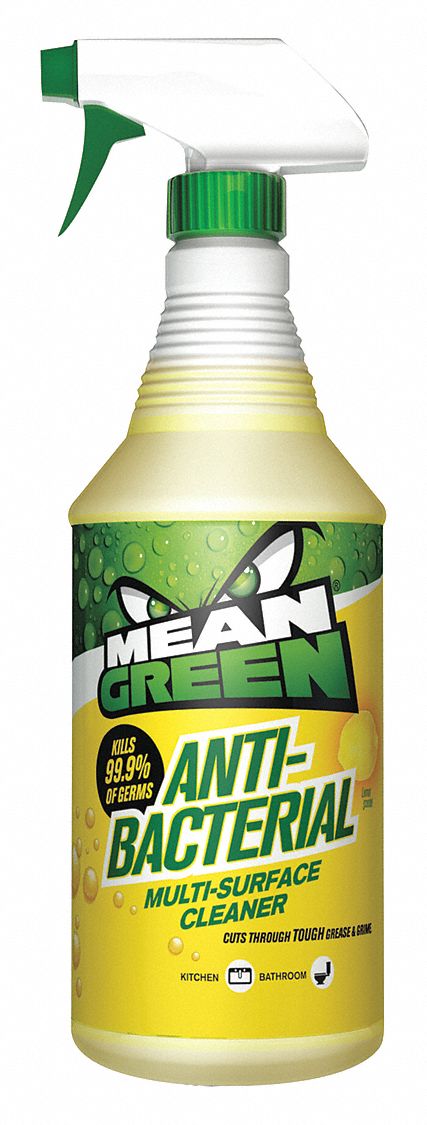 green spray bottle