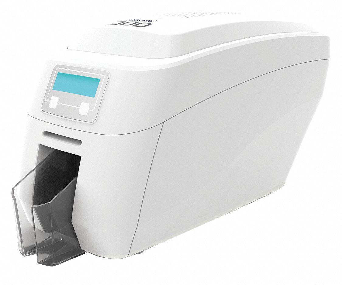 SICURIX ID Card Printer, White - 56JH23|3300-0021/2 - Grainger