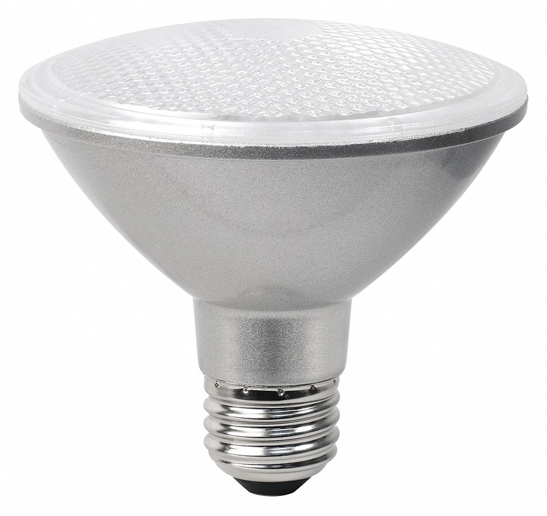 LED Bulb: PAR30, Medium Screw (E26), 75W INC, 8.3 W Watts, 3000K Color Temp, LED