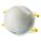 RESPIRATOR, N95, LATEX-FREE, DISPOSABLE, MOULDED, WHITE, UNIVERSAL, NIOSH, 20-PK