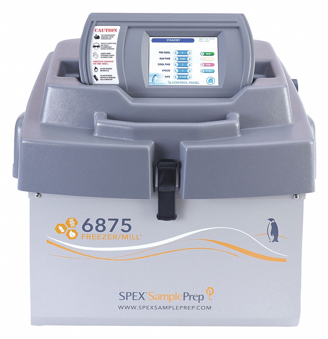 SPEX SAMPLEPREP, 0.5 to 5.0mL, 10 mm Max. Grain Size, Cryogenic Grinder