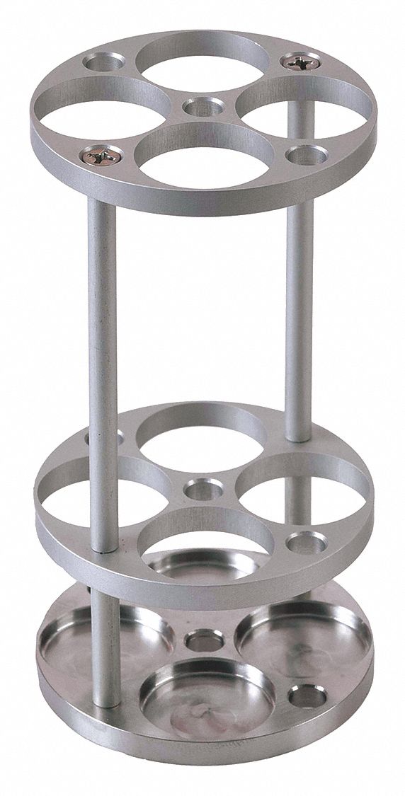 SPEX SAMPLEPREP, Metal, (4) Small Grinding Vial, MultiVial Holder