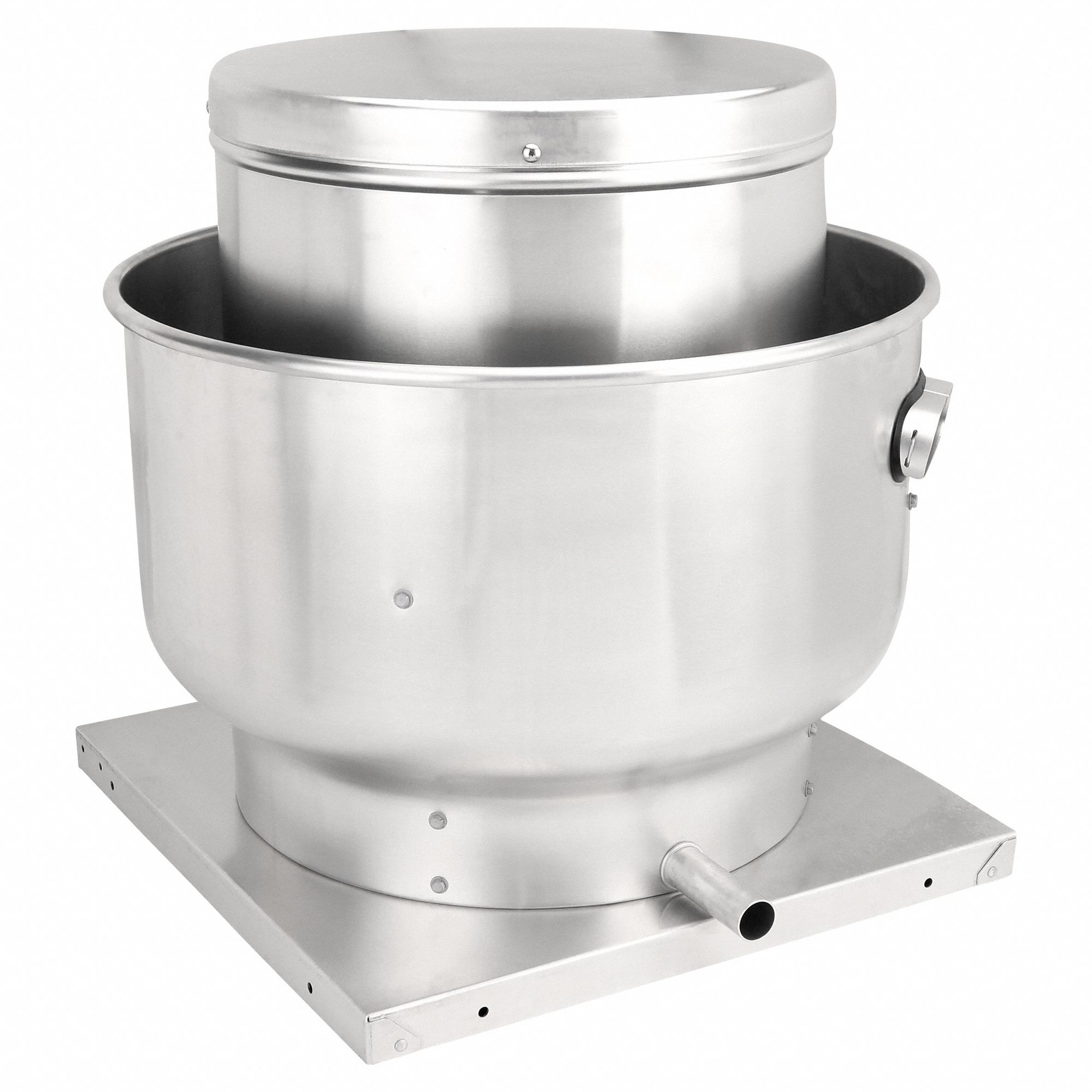 CENTRIFUGAL UPBLAST ROOF EXHAUST FAN, BELT DRIVE, 16½ IN WHEEL, ¼ TO 1 HP