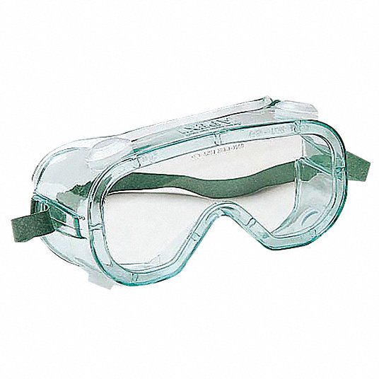 Protective Goggles: Anti-Scratch, ANSI Dust/Splash Rating D3, Indirect, Clear, Gray