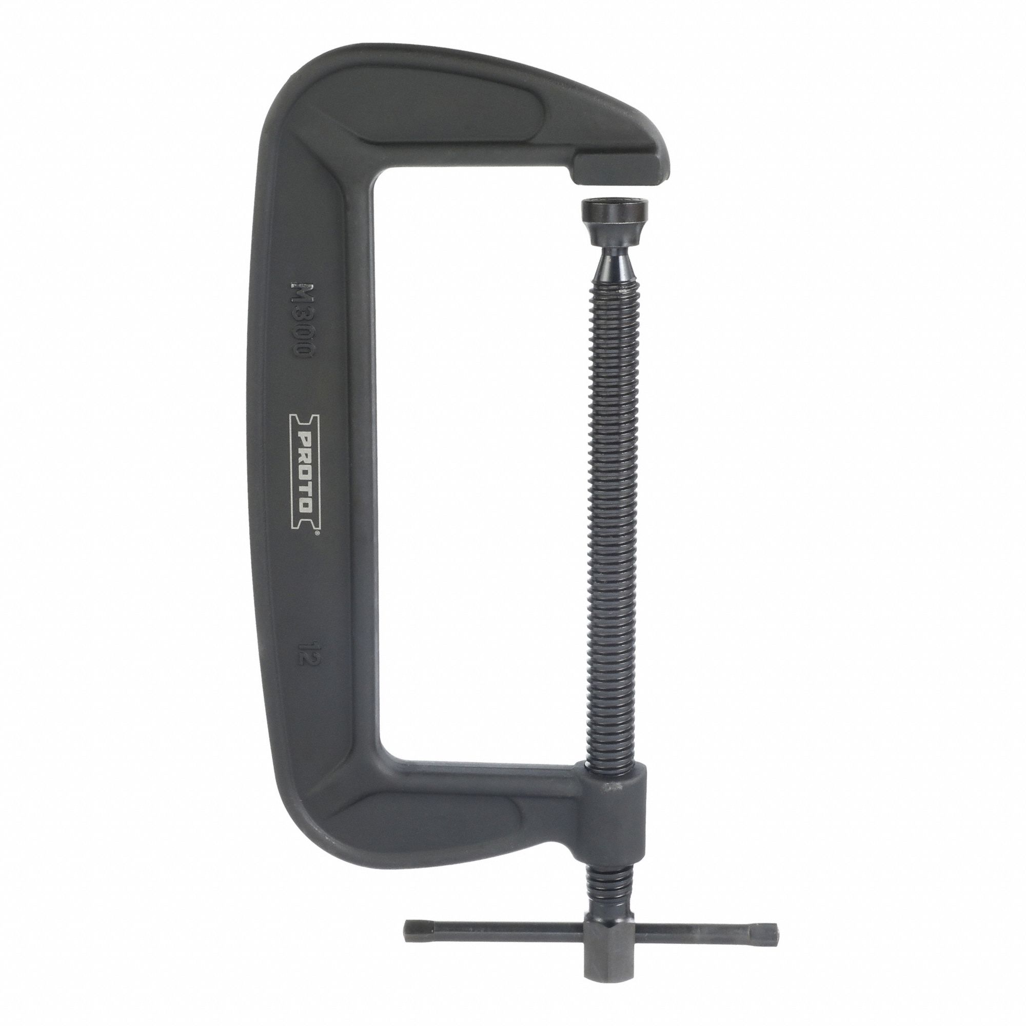 C-Clamp, Regular Duty, 12" Max. Opening