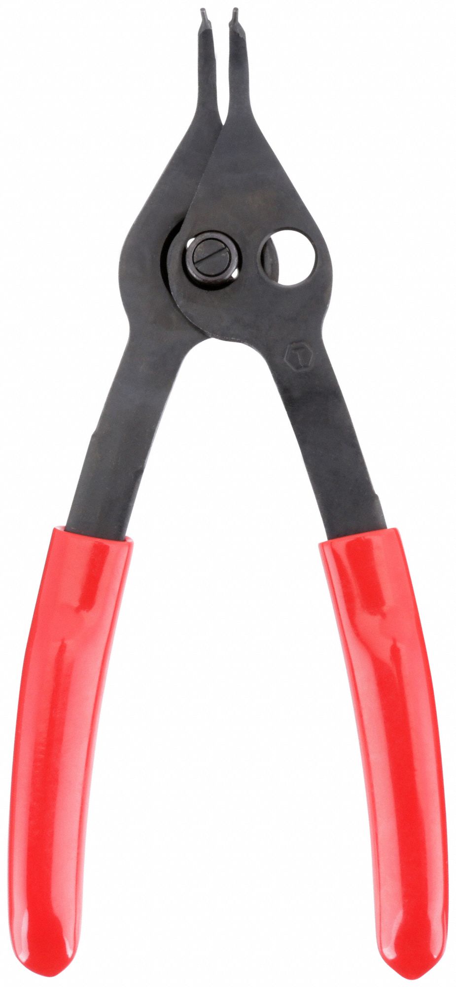 Retaining Ring Plier: External/Internal, For 3/8 in to 9/16 in Bore Dia, 0.038 in Tip Dia, Manual
