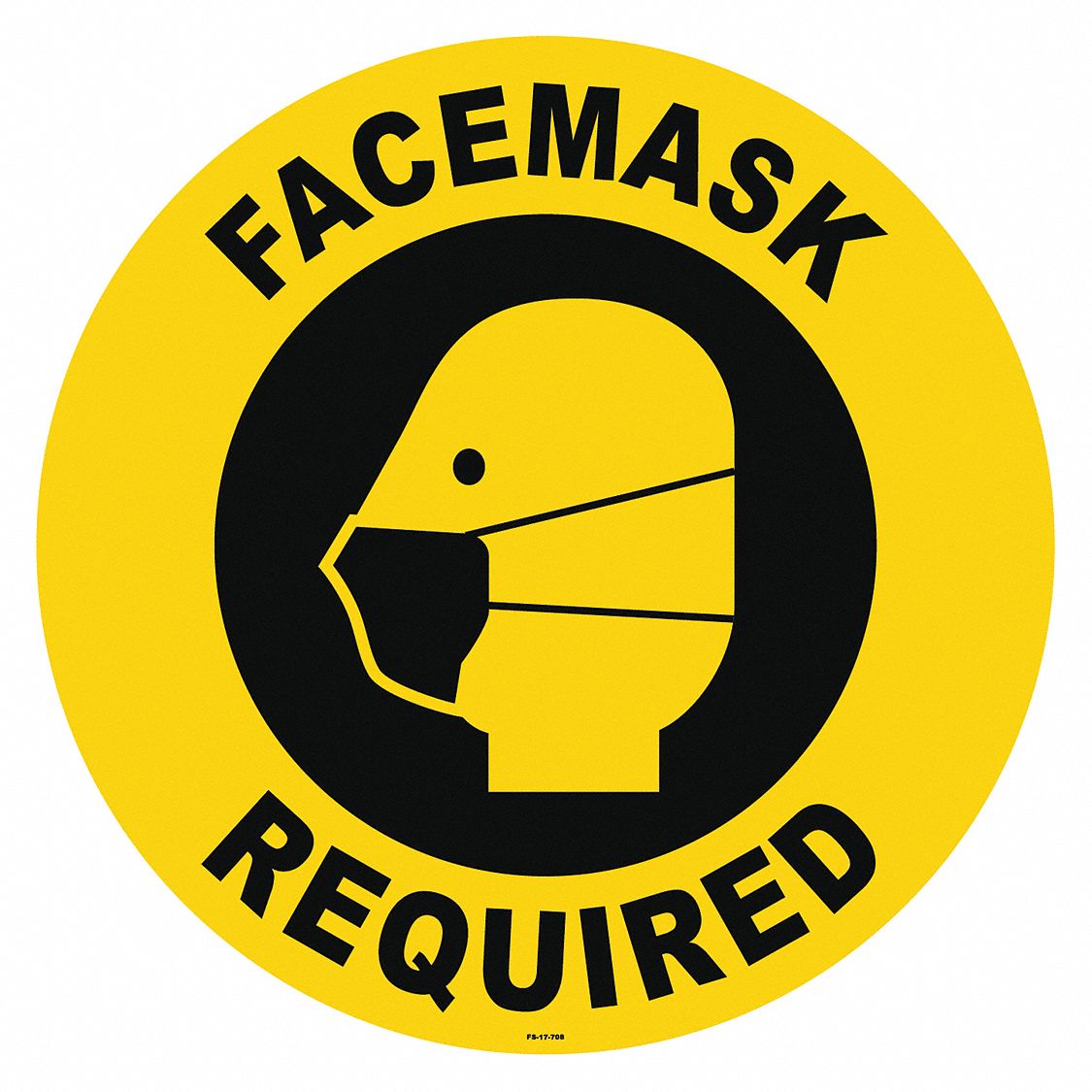 GRAINGER APPROVED Floor Sign, Sign Format Other Format, Facemask ...