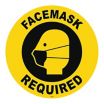 Facemask Required Floor Sign