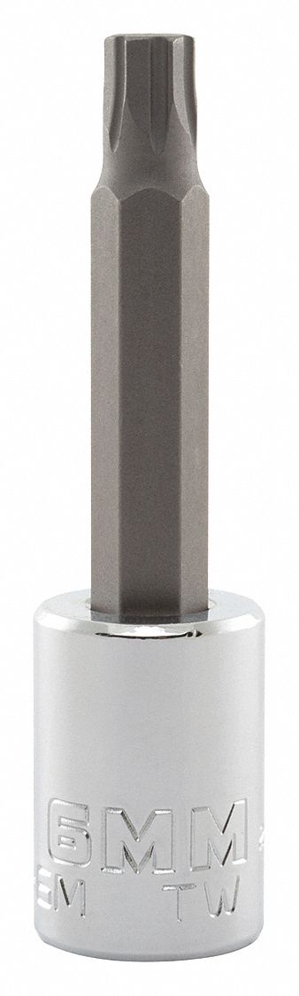 PROTO, 3/8 in Drive Size, Hex Tip, Socket Bit - 56JT01|J4990R-6M