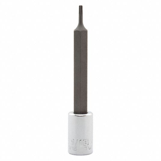 たー PROTO, 1/4 in Drive Size, Hex Tip, Socket Bit - 56JT22