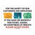 Coronavirus Employee Safety Sign