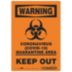 Coronavirus Quarantine Warning Sign