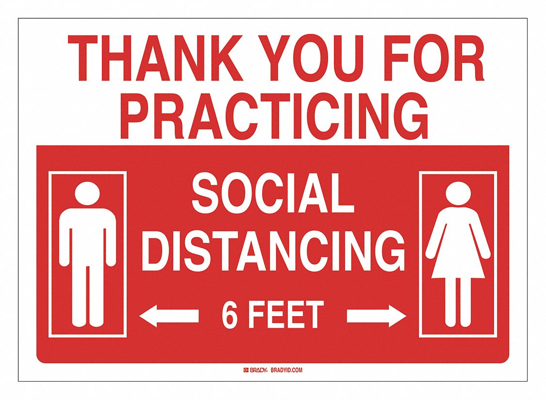 Keep apart on stairs down only Social Distancing Virus Safety Sign 200 x 300mm 