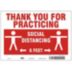 Thank You - 6 ft. Social Distancing Sign