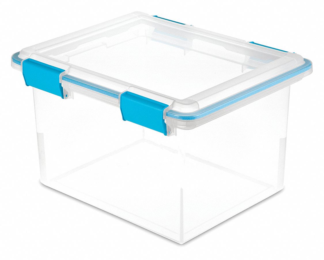 STERILITE 72 Quart Storage Totes, Blue Morpho - Case of 8 - Bed Bath &  Beyond - 28387014